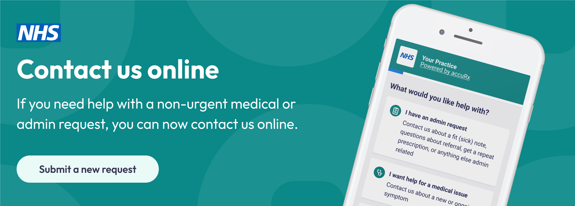 Online request form 